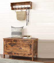 Load image into Gallery viewer, Wooden Sturdy Entryway Storage Bench with Safety Hinge