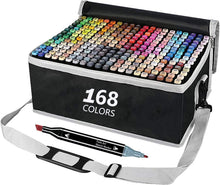 Load image into Gallery viewer, 168 Colours Graffiti Pen Permanent Marker Pens Set for Adults and Children