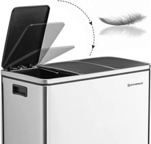 Load image into Gallery viewer, 3 x 18L Kitchen Bin Waste Separation System