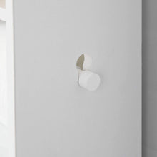 Load image into Gallery viewer, Toilet Paper Holder with Storage, Freestanding Cabinet, Toilet Brush Holder and Toilet Paper Dispenser 20x100x18 cm