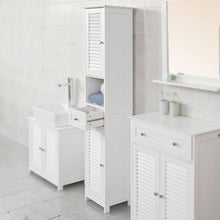Load image into Gallery viewer, Freestanding Tall Bathroom Cabinet 170x32x30 cm