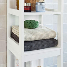 Load image into Gallery viewer, Freestanding Tall Cabinet with Standing Shelves and Drawers