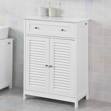 Load image into Gallery viewer, Freestanding Storage Cabinet with Doors/Drawer 60x87x35 cm