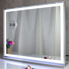 Load image into Gallery viewer, Hollywood LED Makeup Mirror with Smart Touch Control and 3 Colors Dimmable Light (72 x 56 cm)