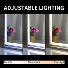 Load image into Gallery viewer, Hollywood LED Makeup Mirror with Smart Touch Control and 3 Colors Dimmable Light (72 x 56 cm)