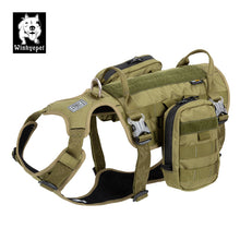 Load image into Gallery viewer, Whinhyepet Military Harness Army Green M