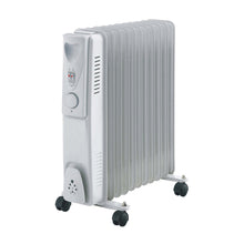 Load image into Gallery viewer, 11-Fin Oil Column Heater 2400W w/ 3 Heat Settings & Wheels