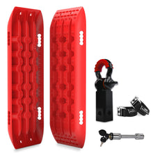 Load image into Gallery viewer, X-BULL Hitch Receiver 5T Recovery Receiver With 2PCS Recovery tracks Boards Gen2.0 Red