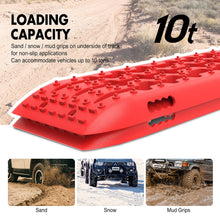 Load image into Gallery viewer, X-BULL Hitch Receiver 5T Recovery Receiver With 2PCS Recovery tracks Boards Gen2.0 Red