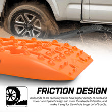 Load image into Gallery viewer, X-BULL Recovery tracks Boards 10T 2 Pairs Sand Mud Snow With Mounting Bolts pins Orange