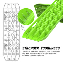 Load image into Gallery viewer, X-BULL Recovery tracks Boards 10T 2 Pairs Sand Mud Snow With Mounting Bolts pins Green