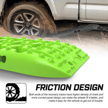 Load image into Gallery viewer, X-BULL Recovery tracks Boards 10T 2 Pairs Sand Mud Snow With Mounting Bolts pins Green