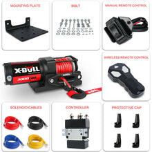 Load image into Gallery viewer, X-BULL 12V Electric Winch Boat 3000LBS Synthetic Rope Wireless Remote ATV 4WD 2 Units