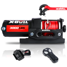 Load image into Gallery viewer, X-BULL Electric Winch 12V Wireless 3000lbs/1360kg Synthetic Rope BOAT ATV 4WD
