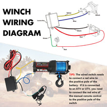 Load image into Gallery viewer, X-BULL 12V Electric Winch 3000LB ATV Winch Boat Trailer Winch Synthetic Rope