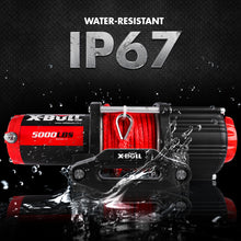 Load image into Gallery viewer, X-BULL Electric Winch 5000LBS 12V 15.2M Synthetic Rope Wireless ATV UTV 4WD Boat