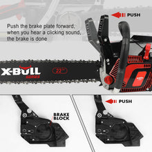Load image into Gallery viewer, X-BULL 62cc Chainsaw Petrol Commercial 22" Bar E-Start Tree Pruning Top Handle
