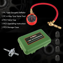 Load image into Gallery viewer, X-BULL Tyre Deflators Tire Automatic 4WD Pressure Gauge 4 Brass Deflator