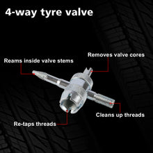 Load image into Gallery viewer, X-BULL Tyre Deflators Tire Automatic 4WD Pressure Gauge 4 Brass Deflator