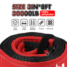 Load image into Gallery viewer, X-BULL 4WD Recovery Kit Kinetic Recovery Rope With 12000LBS Electric Winch 12V Winch 4WD 4X4 Offroad
