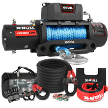Load image into Gallery viewer, X-BULL 4WD Recovery Kit Kinetic Recovery Rope With 4WD Winch 12000LBS Electric Winch 12V 4X4 Offroad