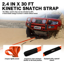 Load image into Gallery viewer, X-BULL 4WD Winch Recovery Kit 12Pcs Recovery Tracks Snatch Strap Soft Shackles Recovery Ring