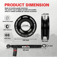 Load image into Gallery viewer, X-BULL 4WD Winch Recovery Kit 12Pcs Recovery Tracks Snatch Strap Soft Shackles Recovery Ring