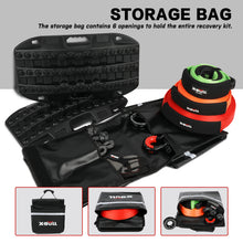 Load image into Gallery viewer, X-BULL 4WD Winch Recovery Kit 12Pcs Recovery Tracks Snatch Strap Soft Shackles Recovery Ring