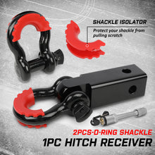 Load image into Gallery viewer, X-BULL 4WD Recovery Kit Snatch Strap Hitch Receiver Bow Shackles Lock Off Road