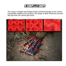 Load image into Gallery viewer, X-BULL 2 Pairs Recovery tracks Sand Mud Snow 4WD / 4x4 ATV Offroad Stronger Gen 3.0 - Red