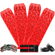 Load image into Gallery viewer, X-BULL 2 Pairs Recovery tracks Sand Mud Snow 4WD / 4x4 ATV Offroad Stronger Gen 3.0 - Red