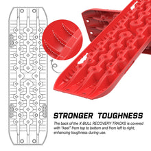 Load image into Gallery viewer, X-BULL Recovery tracks Sand tracks 2pcs 10T Sand / Snow / Mud 4WD Gen 3.0 - Red