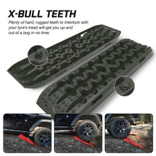 Load image into Gallery viewer, X-BULL Recovery tracks / Sand tracks / Mud tracks / Off Road 4WD 4x4 Car 2pcs Gen 3.0 - Olive