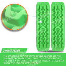 Load image into Gallery viewer, X-BULL Recovery tracks Sand tracks 2 Pairs Sand / Snow / Mud 10T 4WD Gen 3.0 - Green