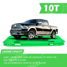 Load image into Gallery viewer, X-BULL Recovery tracks Sand tracks 2 Pairs Sand / Snow / Mud 10T 4WD Gen 3.0 - Green