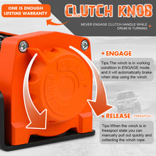 Load image into Gallery viewer, ZESUPER 12V Electric Winch 4500lb Synthetic Rope Boat Winch ATV Winch Trailer Winch 4WD