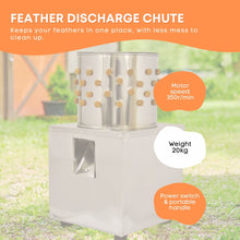 Load image into Gallery viewer, 30cm Bird Feather Plucker Machine - Electric Automatic Quail Pigeon Defeathering