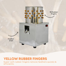 Load image into Gallery viewer, 30cm Bird Feather Plucker Machine - Electric Automatic Quail Pigeon Defeathering