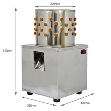 Load image into Gallery viewer, 30cm Bird Feather Plucker Machine - Electric Automatic Quail Pigeon Defeathering
