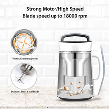 Load image into Gallery viewer, Electric Soy Bean Milk and Soup Maker Machine -Automatic Soya Almond Nut Blender