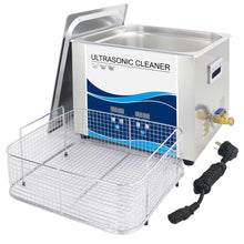 Load image into Gallery viewer, 15L Digital Ultrasonic Cleaner Jewelry Ultra Sonic Bath Degas Parts Cleaning