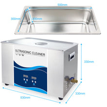 Load image into Gallery viewer, 30L Digital Ultrasonic Cleaner Jewelry Ultra Sonic Bath Degas Parts Cleaning