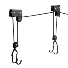 Load image into Gallery viewer, Kayak Hoist - 45kg Garage Ceiling Pulley Lift Storage System Bike Luggage Holder