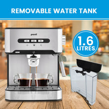 Load image into Gallery viewer, Pronti 1.6L Automatic Coffee Espresso Machine with Steam Frother