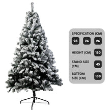Load image into Gallery viewer, Christabelle Snow-Tipped Artificial Christmas Tree 1.8m - 850 Tips