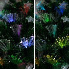 Load image into Gallery viewer, Christabelle 1.5m Enchanted Pre Lit Fibre Optic Christmas Tree Stars Xmas Decor