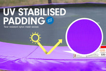 Load image into Gallery viewer, Kahuna Classic 6ft Trampoline Free Ladder Spring Mat Net Safety Pad Cover Round Enclosure Basketball Set - Purple