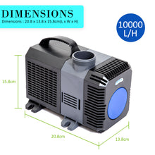 Load image into Gallery viewer, Dynamic Power Aquarium Submersible Pond Water Pump 10000L/H