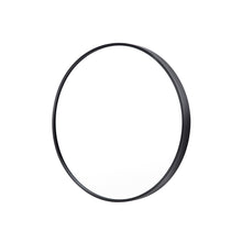Load image into Gallery viewer, La Bella Black Wall Mirror Round Aluminum Frame Makeup Decor Bathroom Vanity 50cm