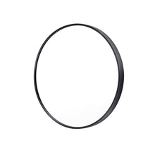 Load image into Gallery viewer, La Bella Black Wall Mirror Round Aluminum Frame Makeup Decor Bathroom Vanity 60cm